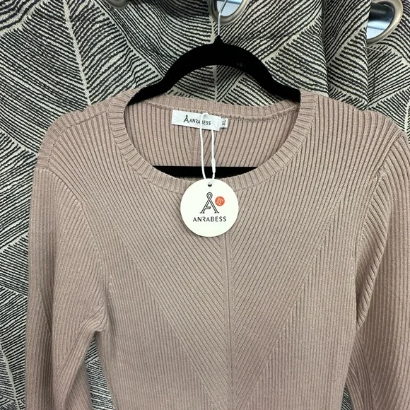 AnrBess Dress Cozy Sweater Dress XL <<<<245>>>> - Picture 3 of 6